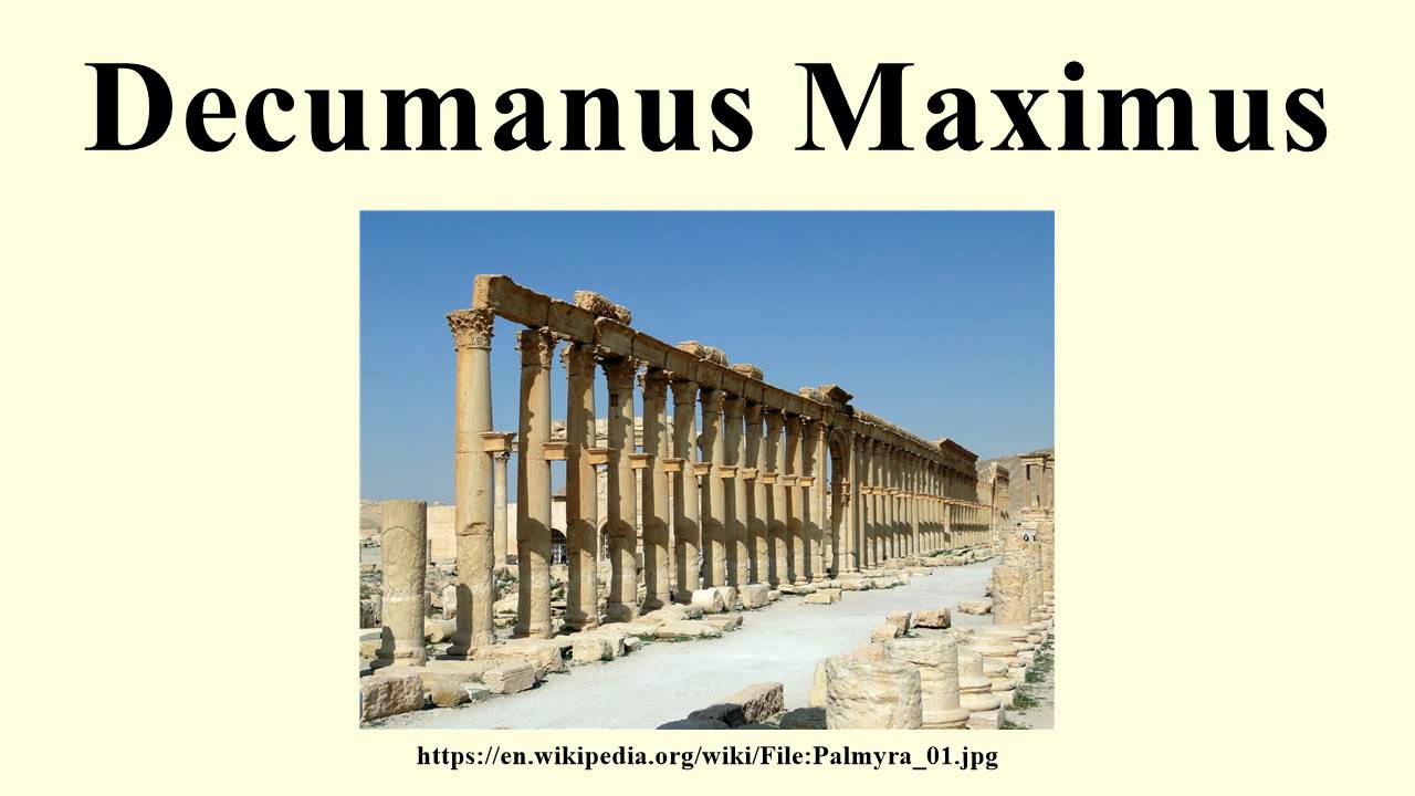 Decumanus Maximus
