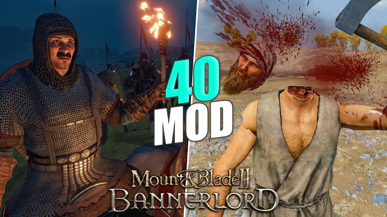 BANNERLORD ПРЕДСТАВЛЯЕТ 40 АКТУАЛЬНЫХ МОДОВ, КОТОРЫЕ СОВМЕСТИМЫ ДРУГ С ДРУГОМ!