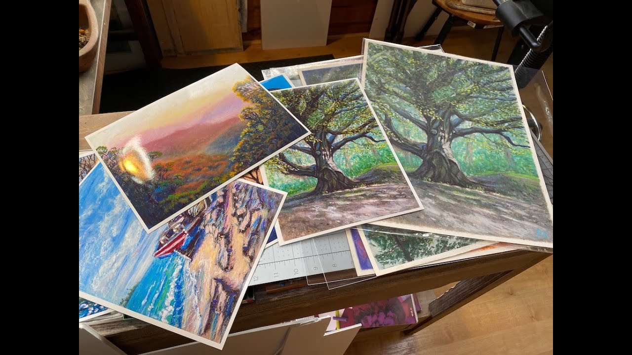 Oil Pastels: Using a scanner to digitize original Oil Pastel artwork.