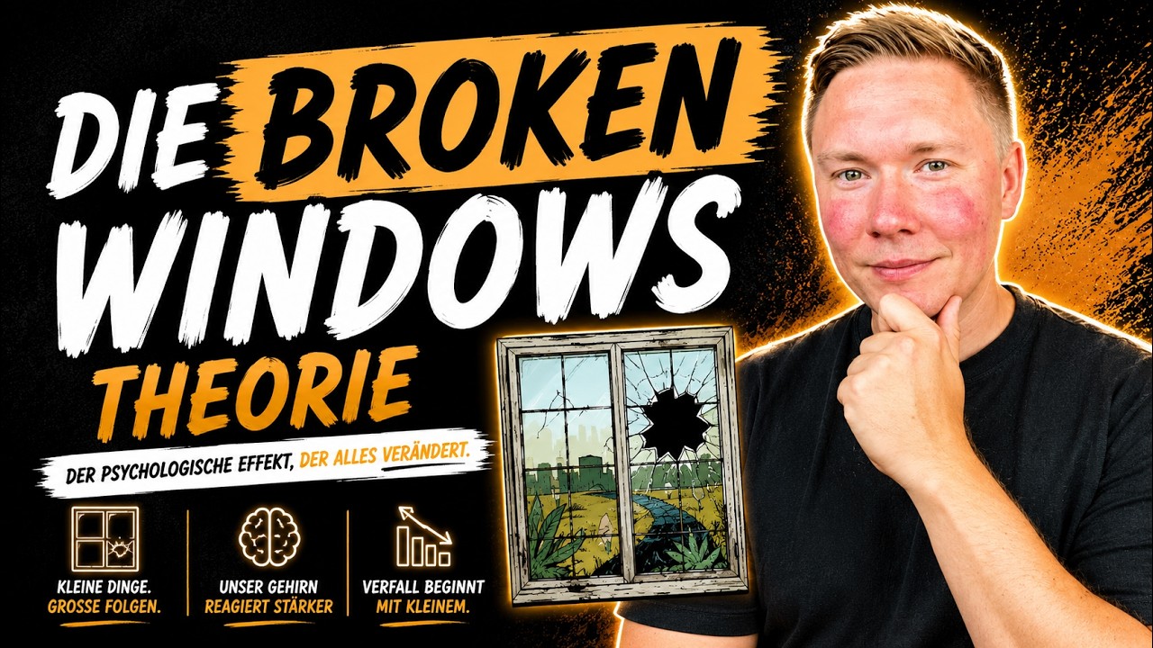 Die Broken Windows Theorie｜Psychologie｜Persönliche Entwicklung | Reupload