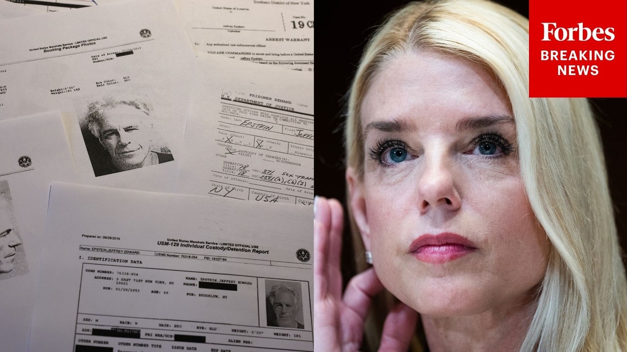 BREAKING NEWS: House Oversight Committee Subpoenas Pam Bondi Over Handling Of Epstein Investigation