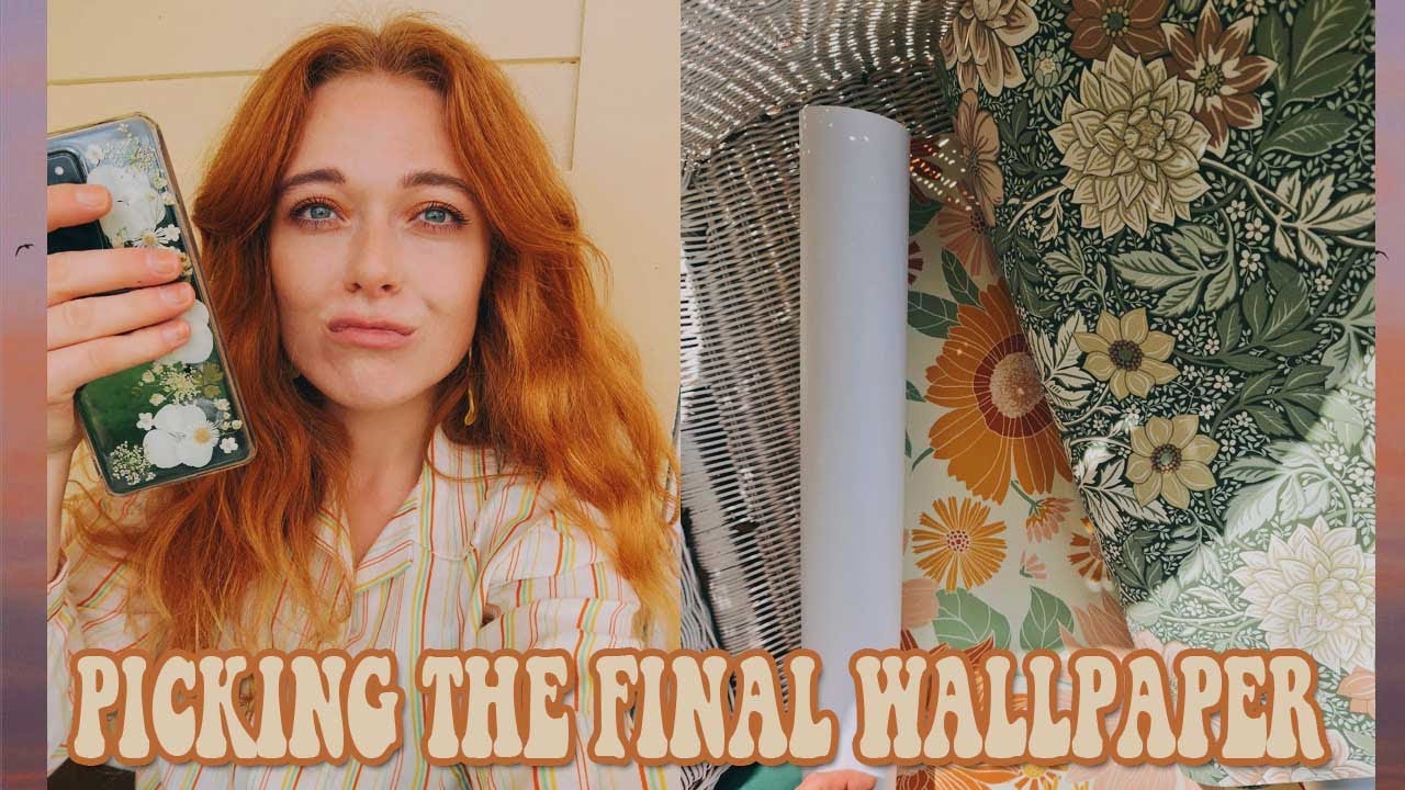 Picking The Final Wallpaper For The Kitchen In My Cabin