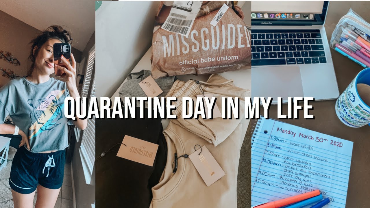 VLOG: missguided loungewear haul, online classes, home workouts