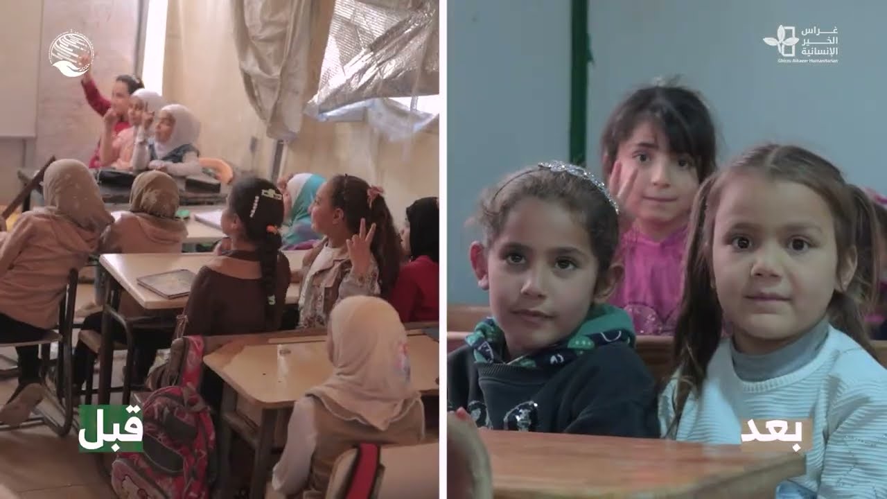 بتمويل من مركز الملك سلمان للإغاثةنفذت جمعية غراس الخيرية مشروعاً تضمن إنشاء وتجهيز60غرفة صفية مؤقتة