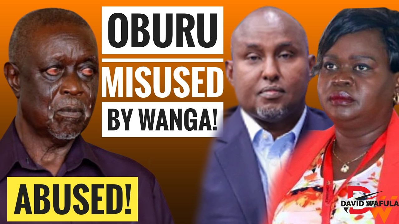 DAMNING REPORT SHOWS GLADYS WANGA AND JUNET ARE MANIPULATING OLD OBURU!