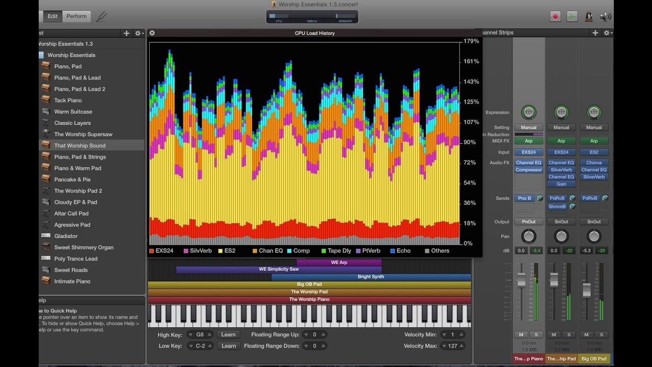 Reduciendo El Consumo De CPU En MainStage 3