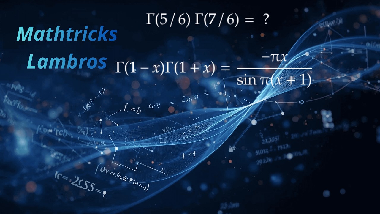 Γ(5/6)Γ(7/6) #MathTricks #APCalculus #STEM #StudyWithMe #AncientWisdom