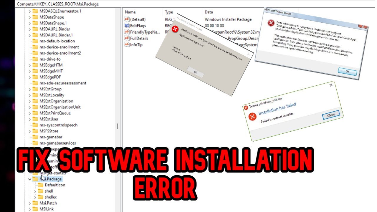 How to fix Software Installation Error in Windows 10/11/8.1 Fail & Install  How To Solve
