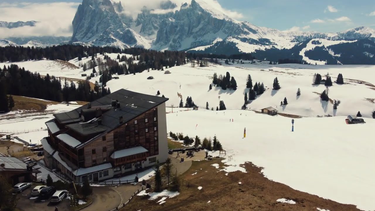 Silent Film: Dolomites Alpe Di Suisi / Sassolungo / Hotel Angelo / South Tyrol / Ortisei