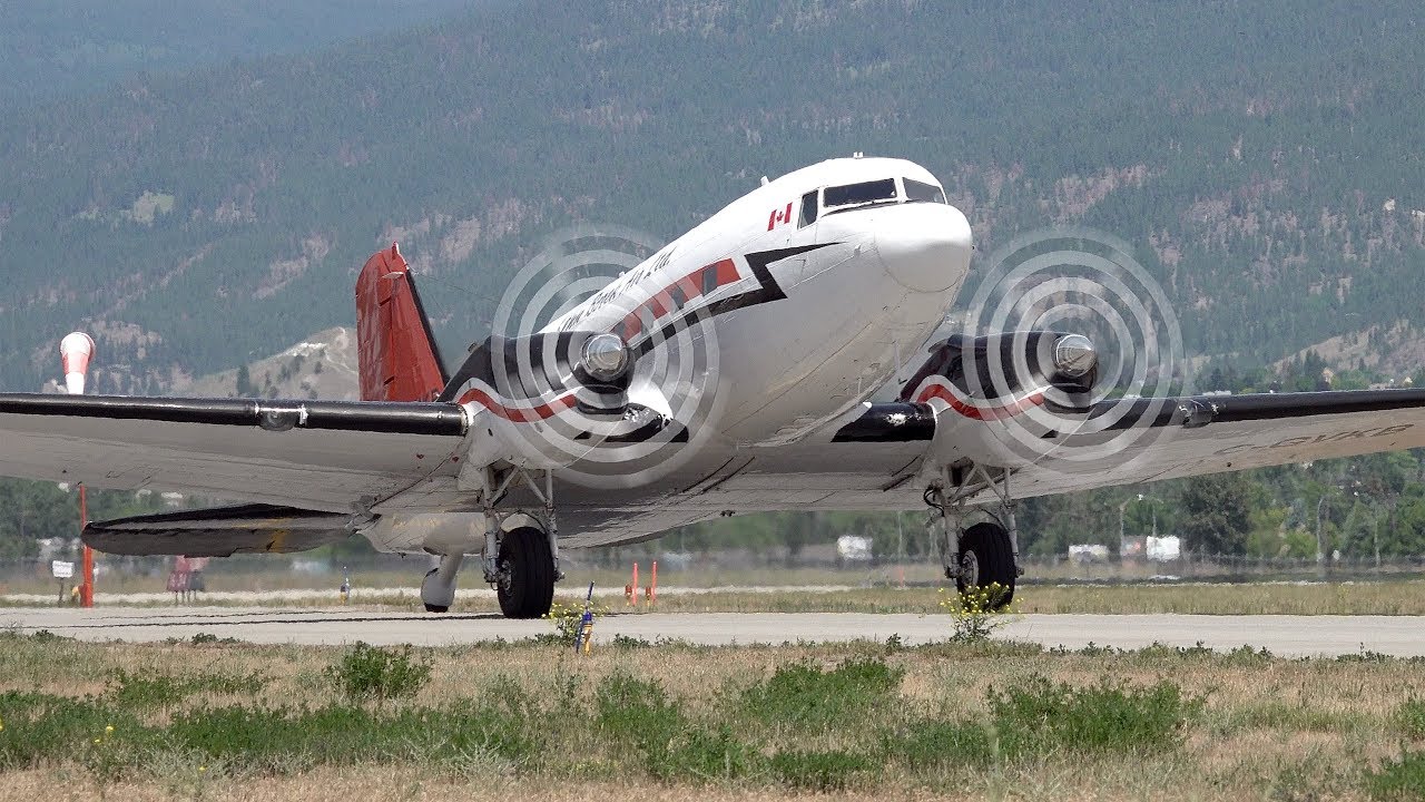 Kenn Borek Air Basler Turbine DC-3 C-GVKB | Engine Start & Take Off in CYYF