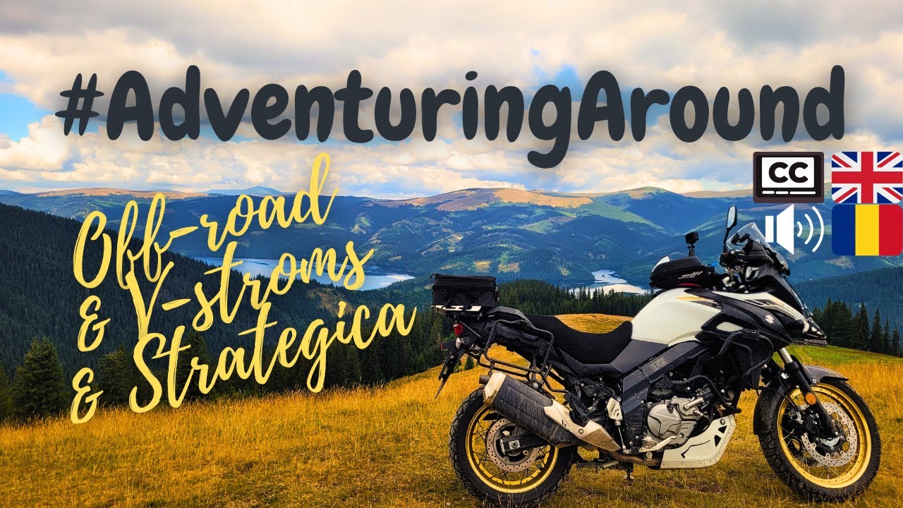 Heavy off-roading on the Strategic Road with the V-strom 650 XT, in Romania 🇷🇴 | (how hard was it?)