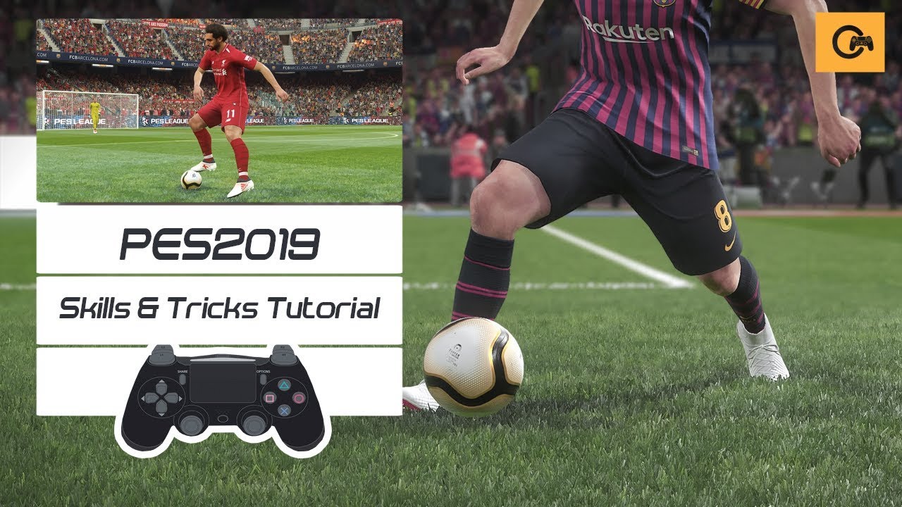 PES 2019- New  | Skills & Tricks Tutorial | STEP OVER | Auto Feint [ON] |  PS4 PS3#6