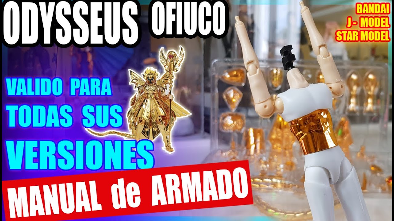 Saint Seiya OFIUCO tutorial de montaje MANUAL ARMADO Myth Cloth Ex