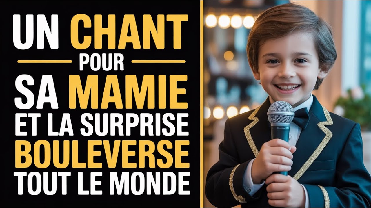 UN ENFANT CHANTE DANS UN RESTAURANT POUR SA GRAND-MÈRE, QUAND UNE SURPRISE ÉMOUVANTE EST RÉVÉLÉE !