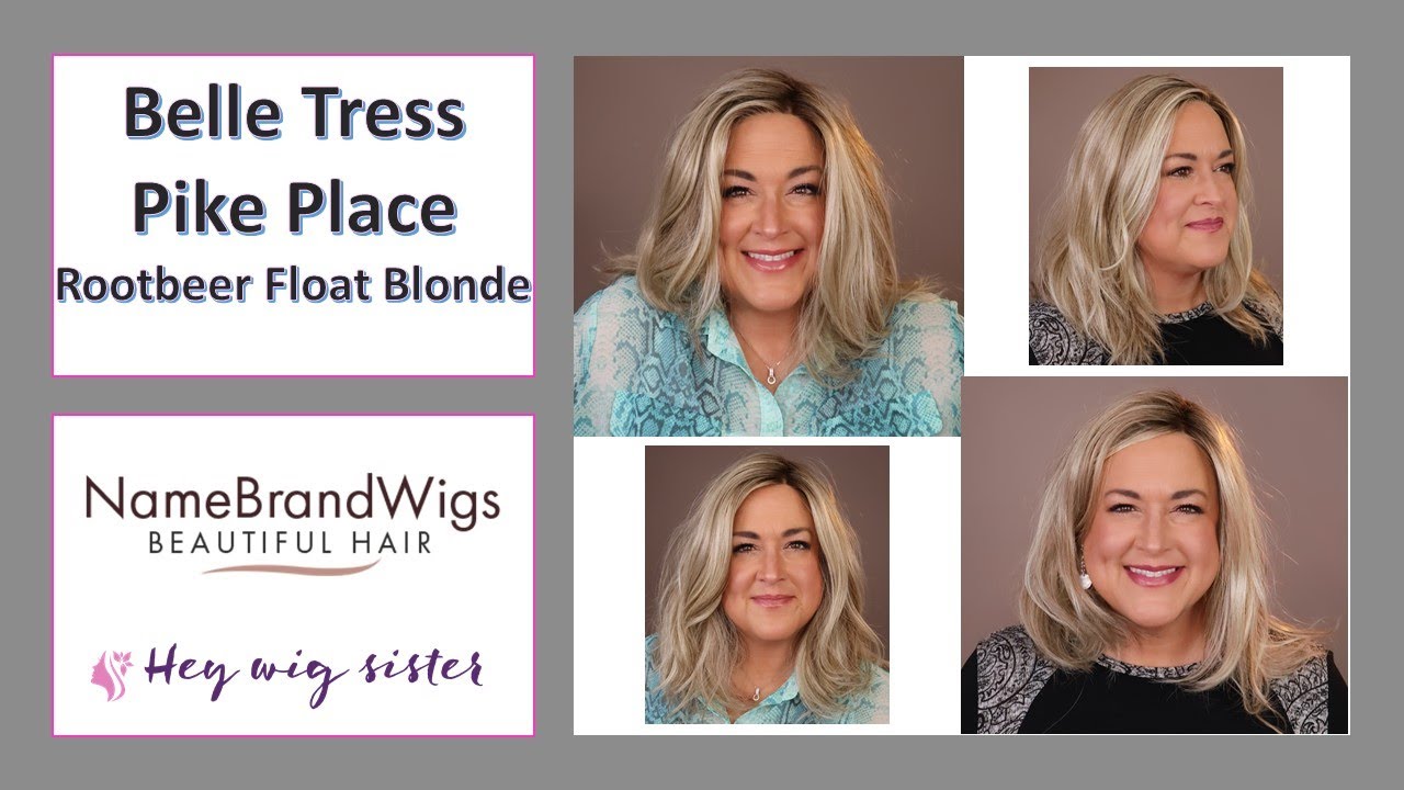 Belle Tress Pike Place in Root Beer Float Blonde - beautiful blonde wig for all women!  | WIG REVIEW