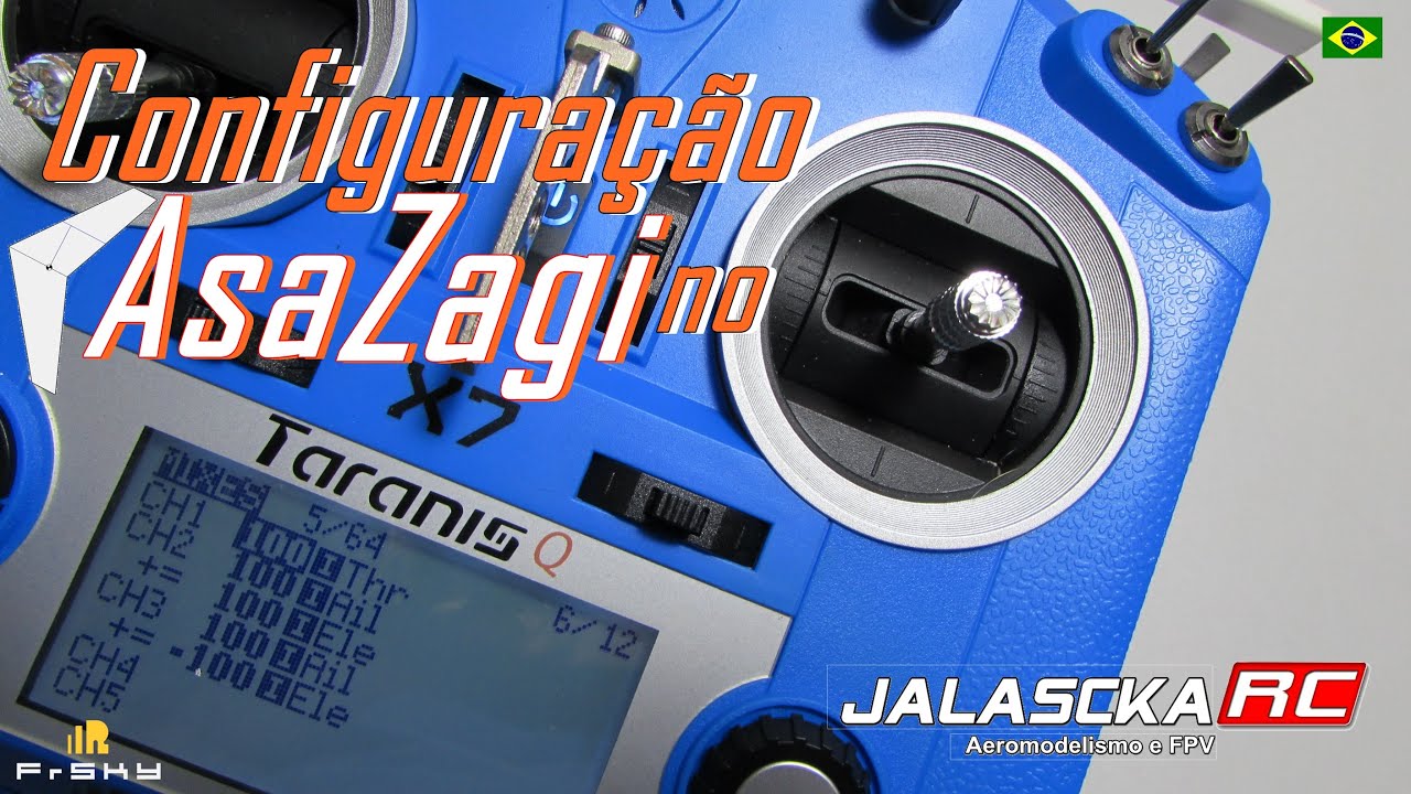 Configuração Asa Zagi no Taranis QX7