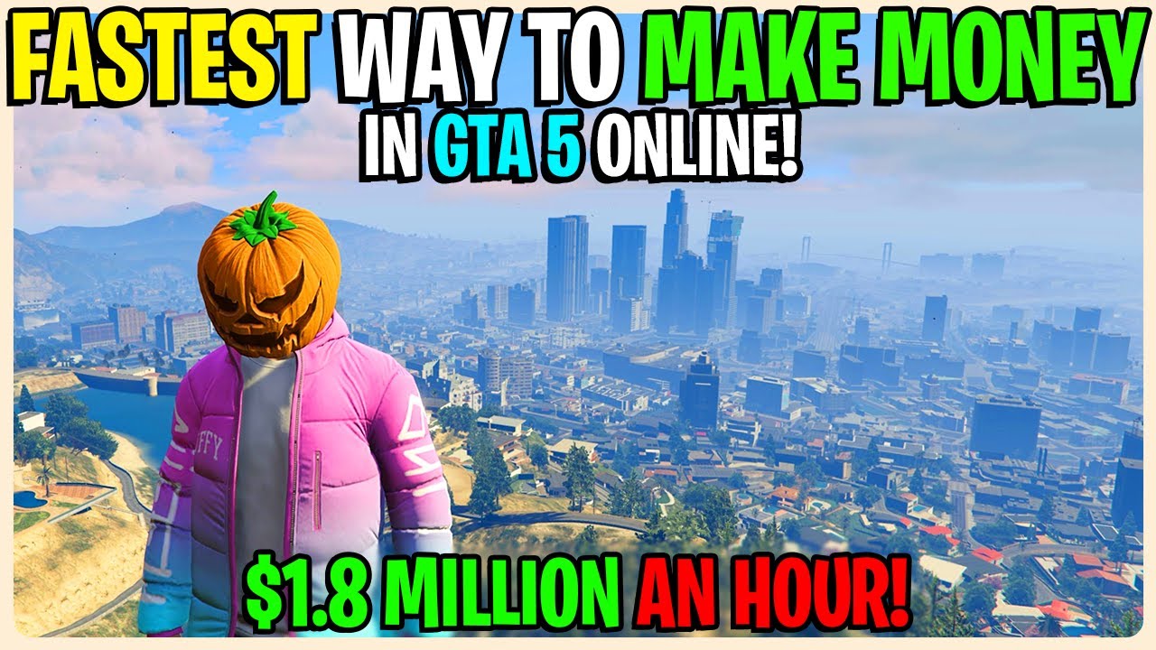 FASTEST WAY TO MAKE MONEY IN GTA 5 ONLINE! (Best way to make money in gta 5 online)