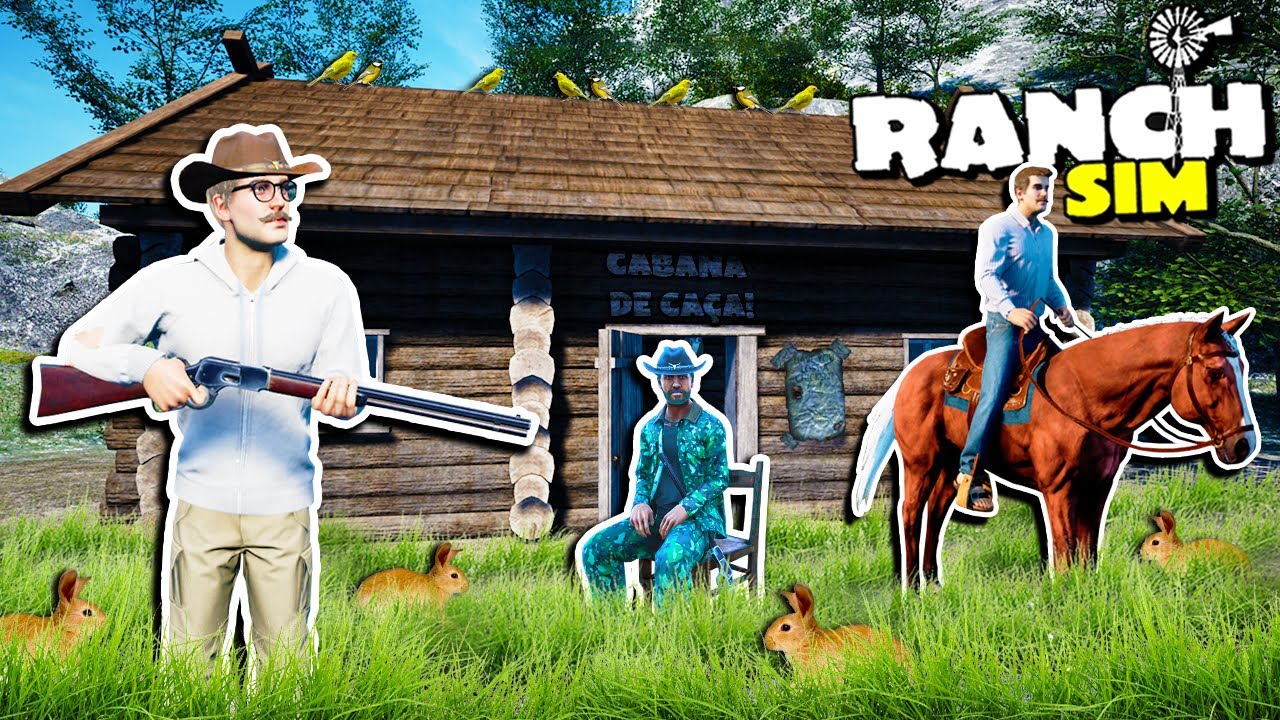NOVOS MORADORES, MISSÕES de CAÇA e SEGREDOS no Ranch Simulator!