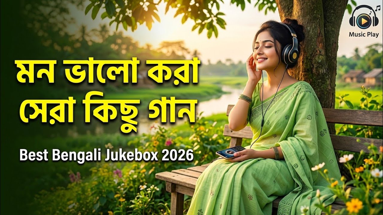 মন ভালো করা কিছু গান এক সাথে | Best Bengali Jukebox 2026