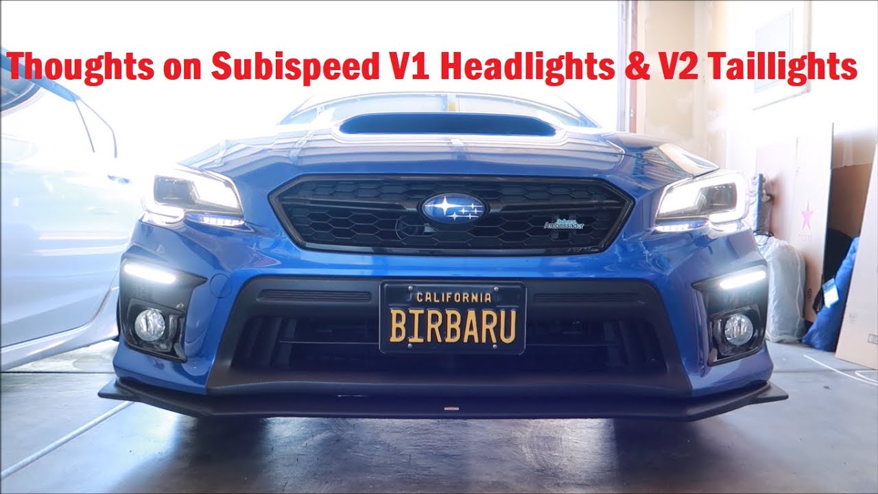 Subispeed V1 Headlights & V2 Taillights | Quick Review