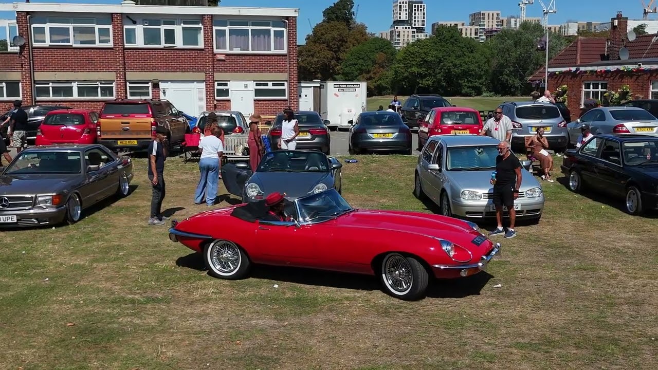 Afro Classic Car Club UK | Vintage & Classic Cars | London Drone Footage 2025