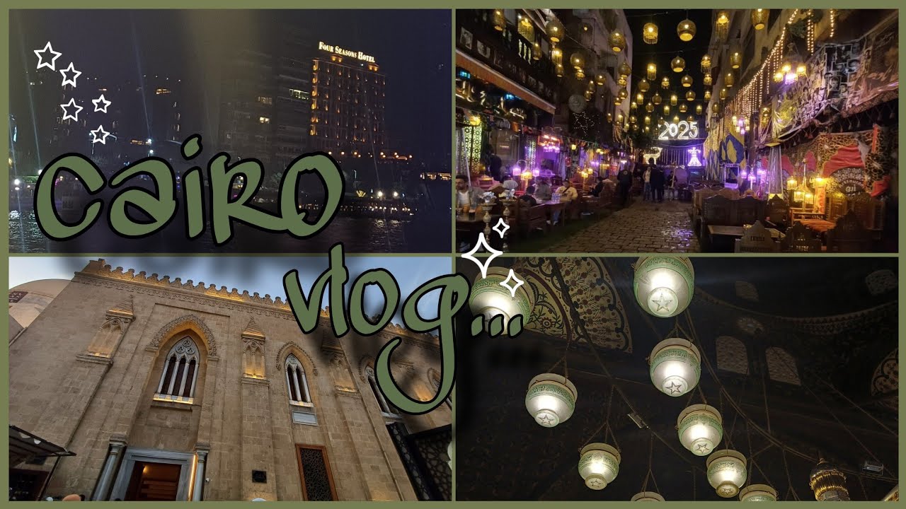 Exploring Cairo: Khan El Khalili, Al-Muizz Street, Nile Cruise & Book Fair!  VLOG 2