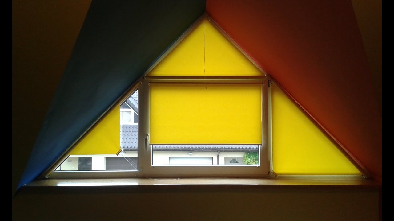 Montaż rolety do okna trójkątnego (i trapezowego)