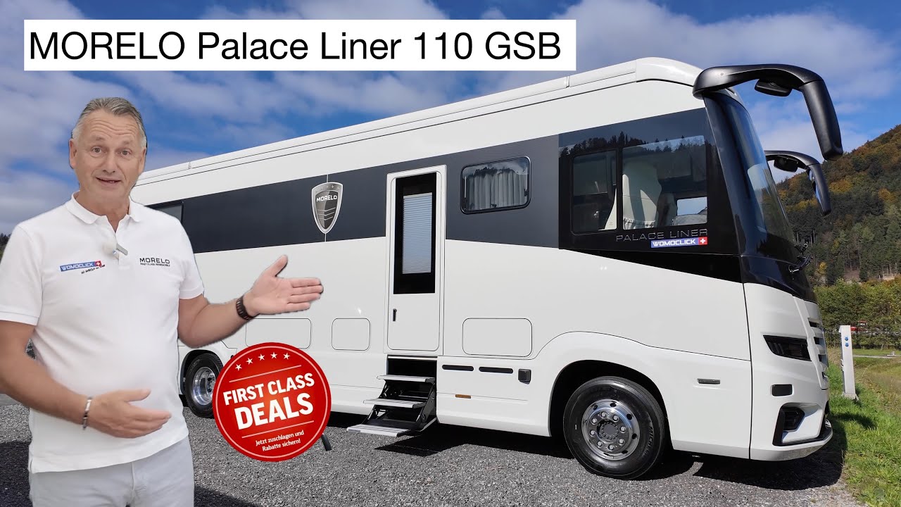 Greif zu! MORELO Palace Liner 110 GSB mit MINI Garage zum First Class Deal Preis #womoclick