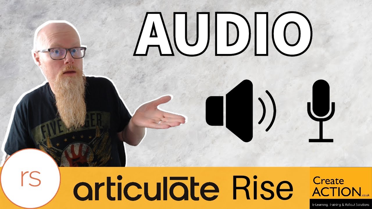 Работа со звуком в Articulate Rise 360