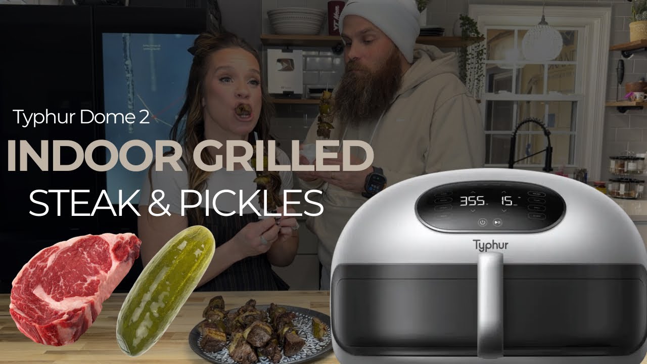 Indoor Grilled Steak and Pickles with Typhur Dome 2