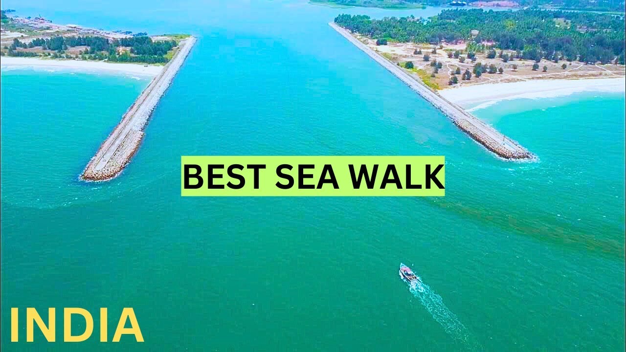 only one in INDIA | 5 rivers joining before reaching sea | Gangolli sea walk | skip goa