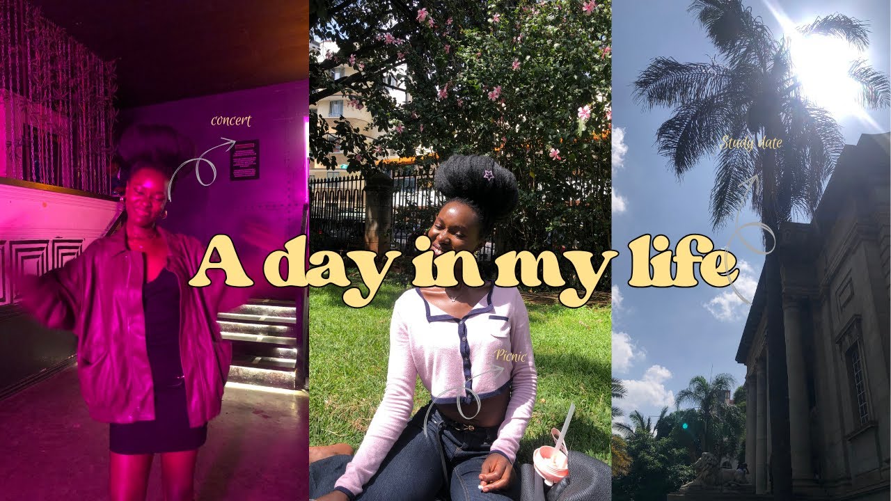 Spend a Saturday With Me as a Kenyan Uni Student | Study Date, Picnic & Yarden Night Concert🎀