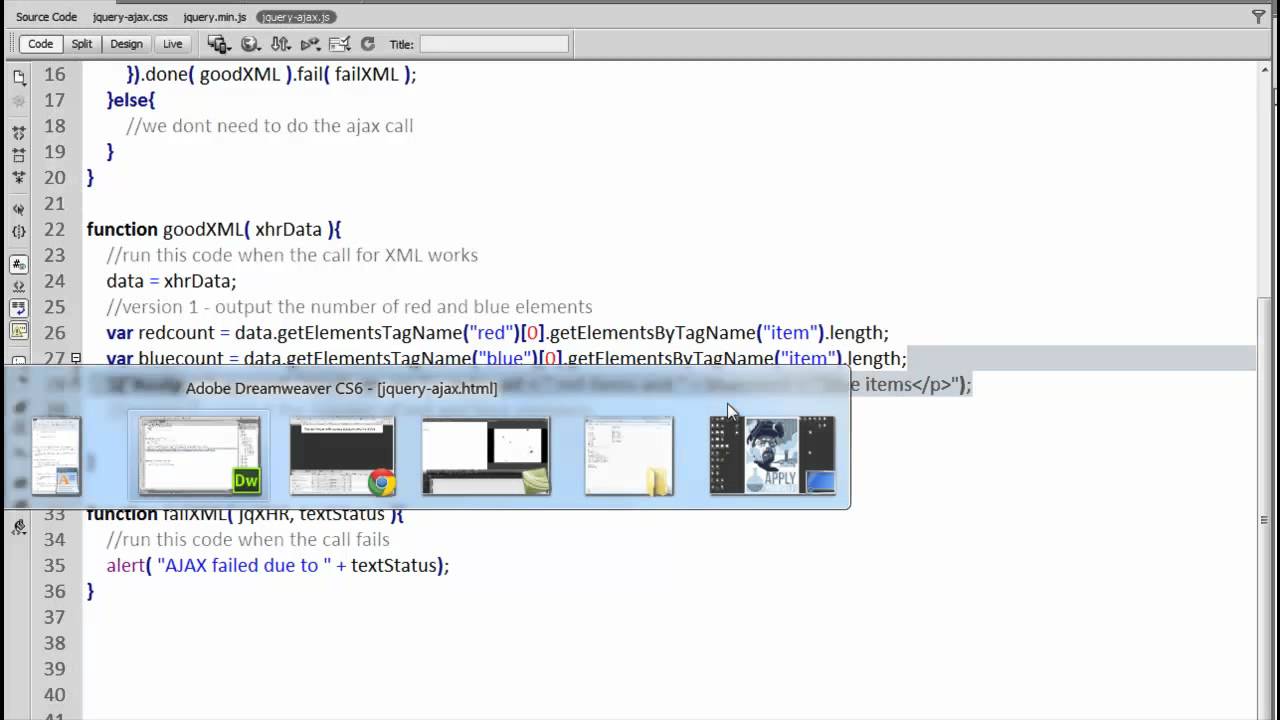 MAD9014 - jQuery AJAX