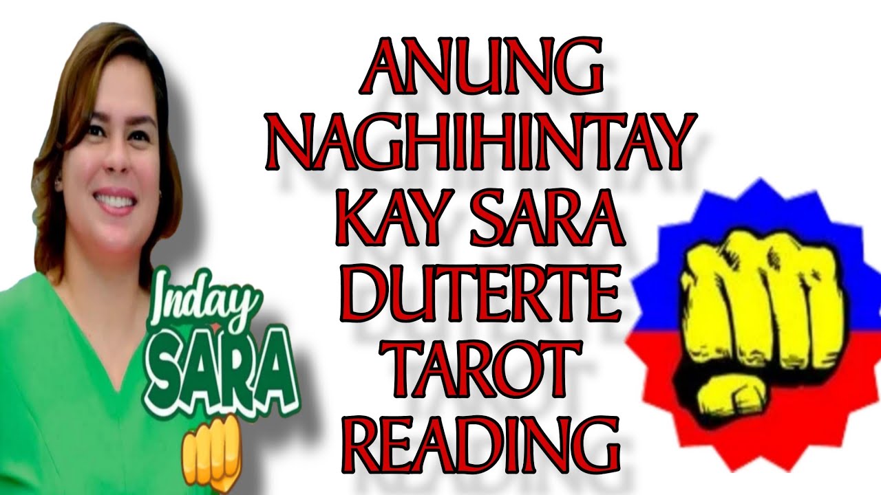 📿ANUNG NAGHIHINTAY KAY VICE PRESIDENT SARAH DUTERTE -TAROT READING📿#sarahduterte #duterte