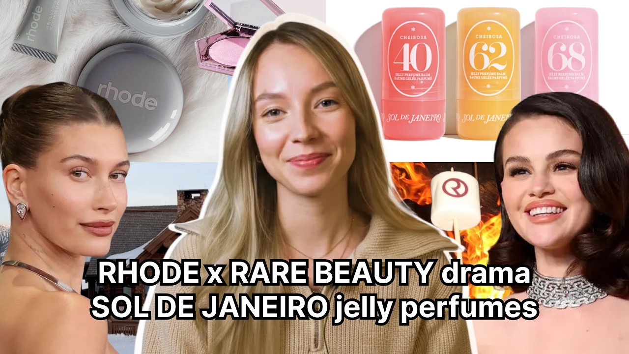 RHODE x RARE BEAUTY Brand trip DRAMA, SOL DE JANEIRO new jelly PERFUMES, Valentines Day collection
