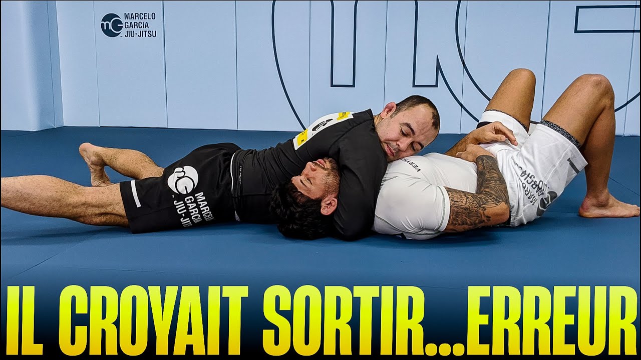 Marcelo Garcia pune a saída do joelho com esse norte-sul