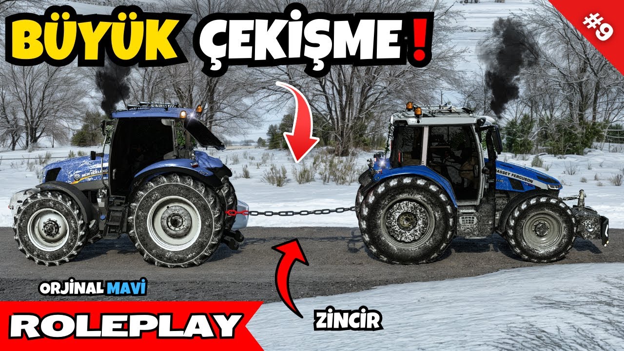 NEWHOLLAND TR6 130 VS MASSEY FERGUSON 5S 135 | FS 22 GERÇEK HAYAT | MEDRP YOZGAT | S6 B9