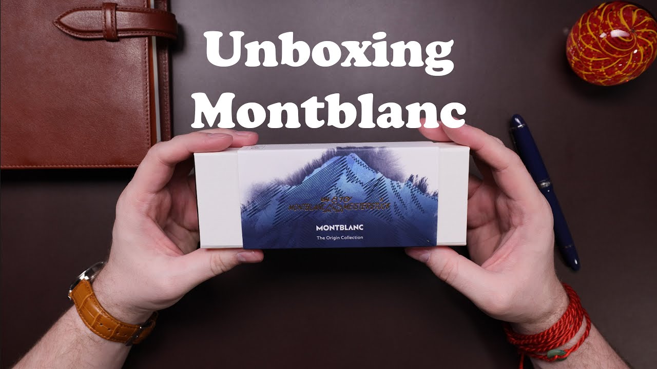 Unboxing Montblanc Meisterstück Origin Collection Fountain Pen