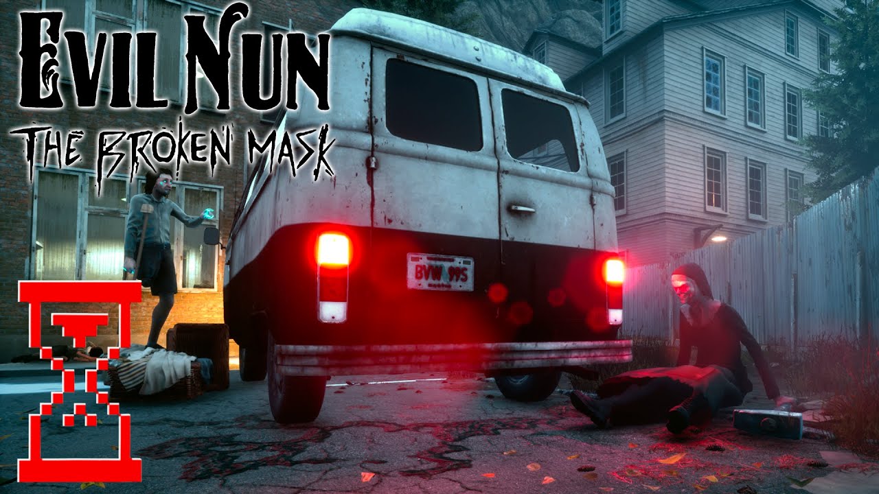 Эксперимент: заманить Монахиню к воздушному шару // Evil Nun: The Broken Mask
