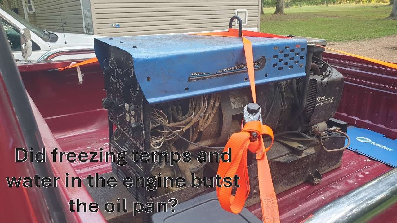 Miller Trailblazer 250 engine removal and tare down