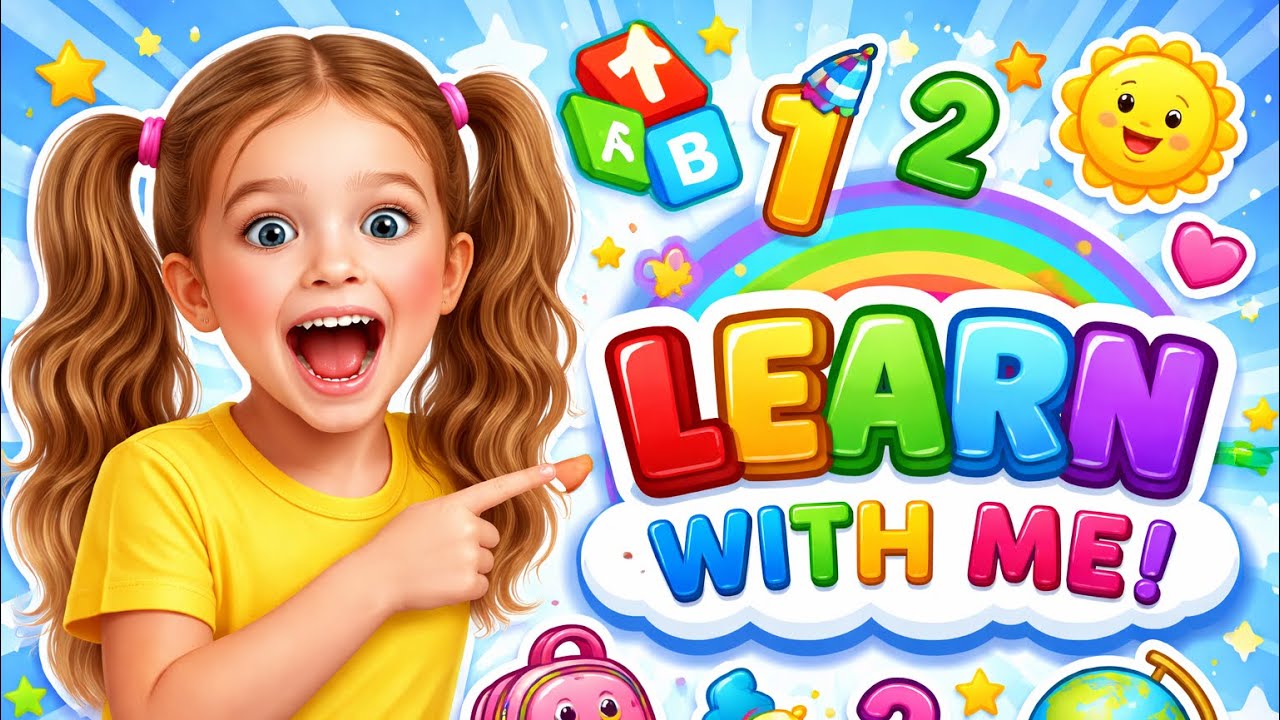 🎉 Ultimate Kids Learning Mix | ABC Alphabet • Numbers • Colors • Shapes • Body Parts 🎶✨