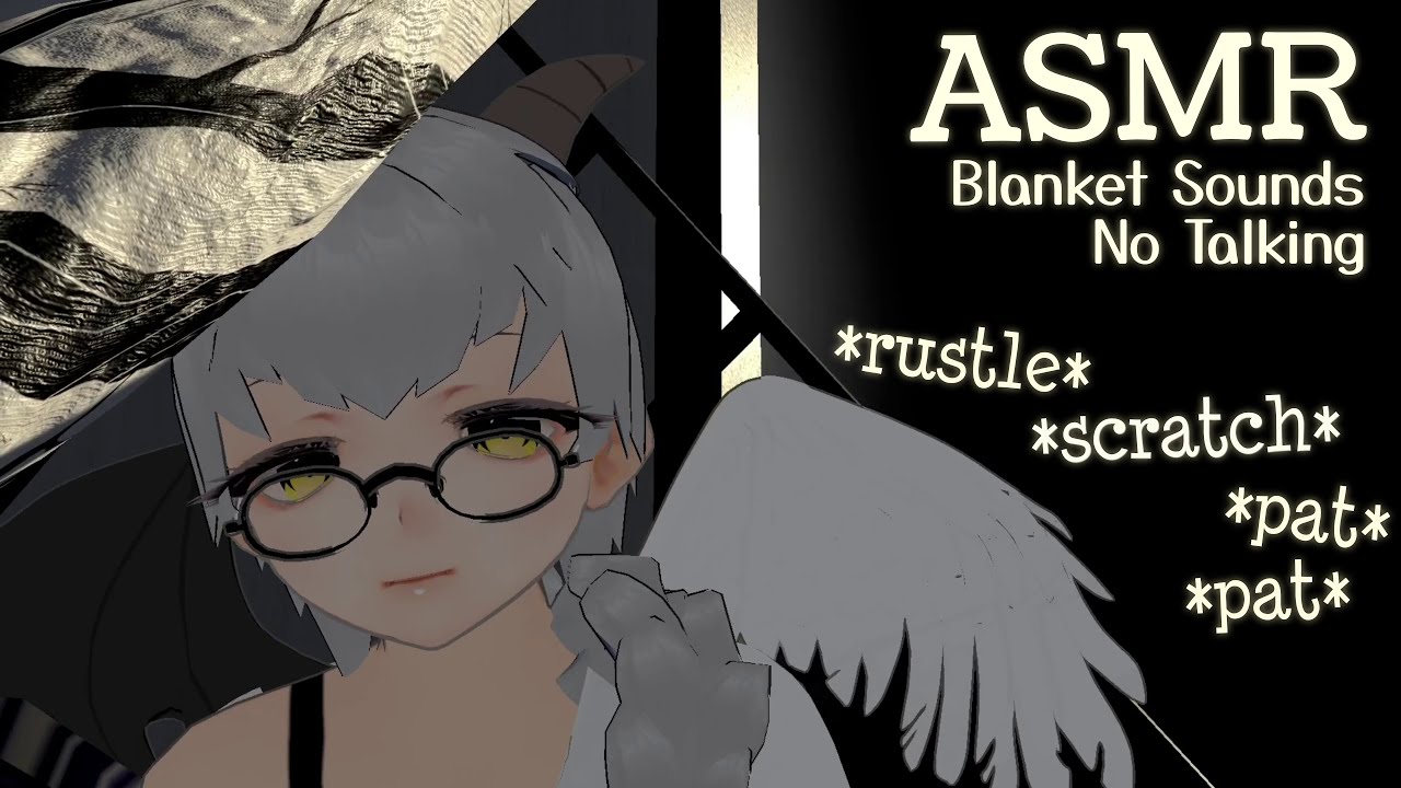 ASMR 🛏️ Get BLANKIED. | Fabric Scratching, Rustling, Patting | Binaural, No Talking | Vtuber