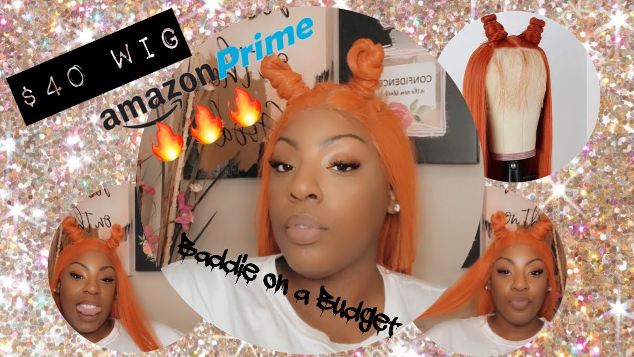 🚨$40 Red-Orange Synthetic Wig Install | Amazon Wig | MissyVan Lace | 13x4 Wig🚨