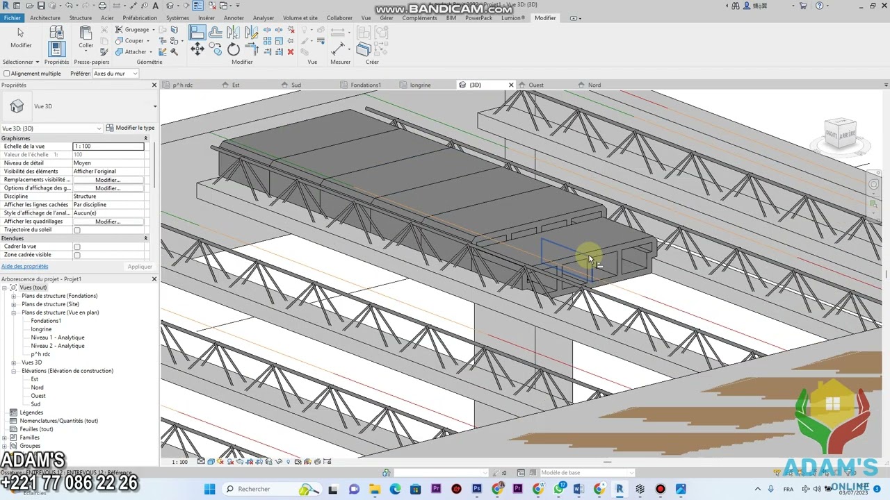 COMMENT FAIRE UN PLANCHER A HOURDIS AVEC REVIT STRUCTURE