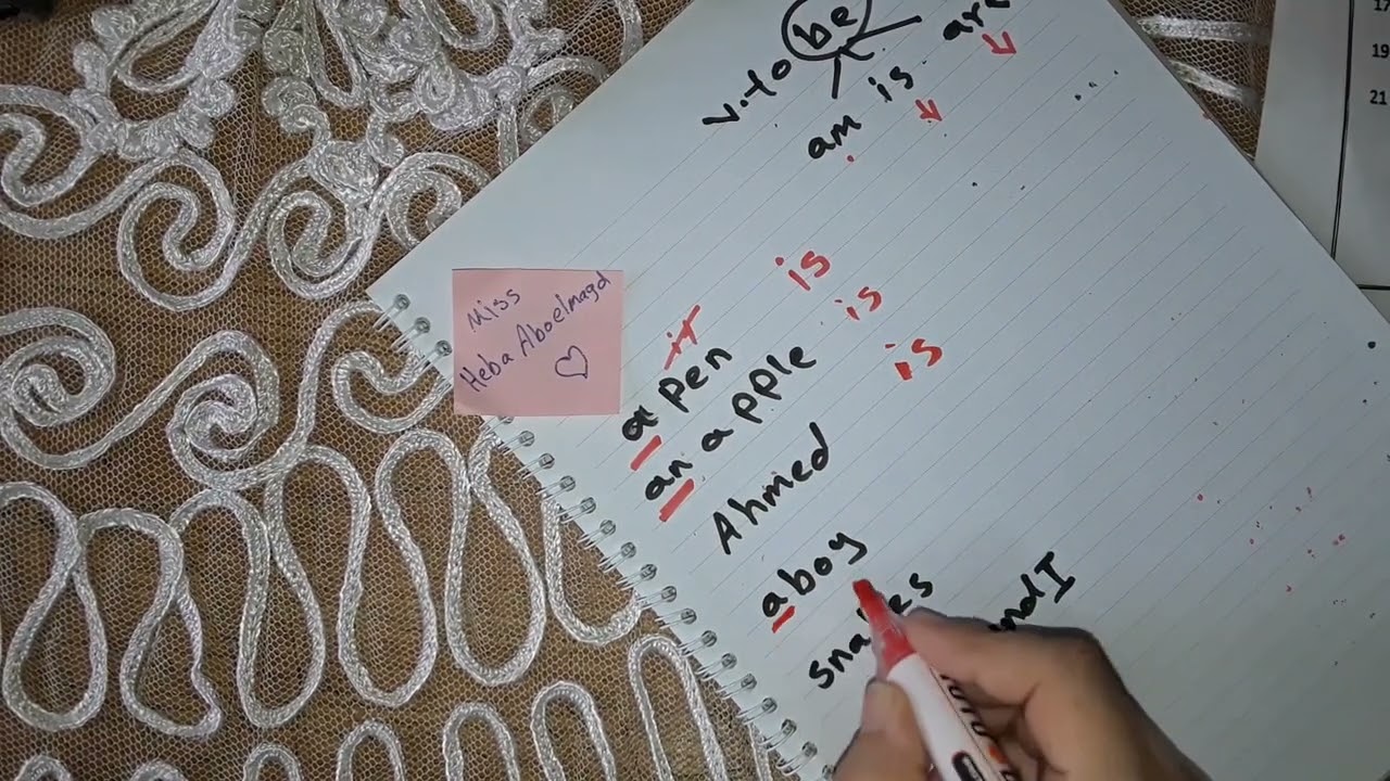 grammar step by step( step8 how to use verb to be in our speech)يلا جرامر للمبتدئين