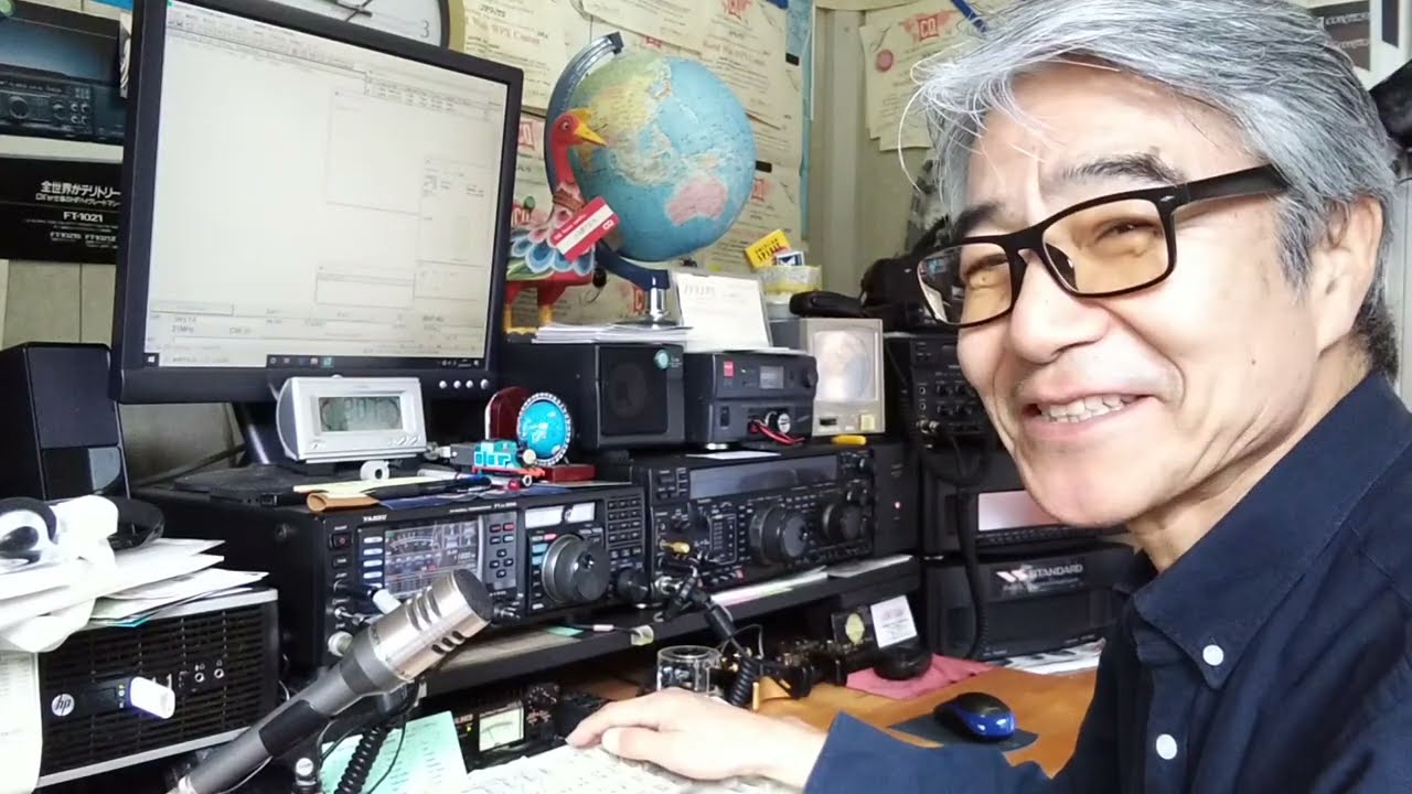 ALL ASIAN DX CW 2022 part1 開始直後の様子。北米の常連局は聞こえるがいつもより信号は弱い。海外との交信を楽しもう！【アマチュア無線DX基礎編】