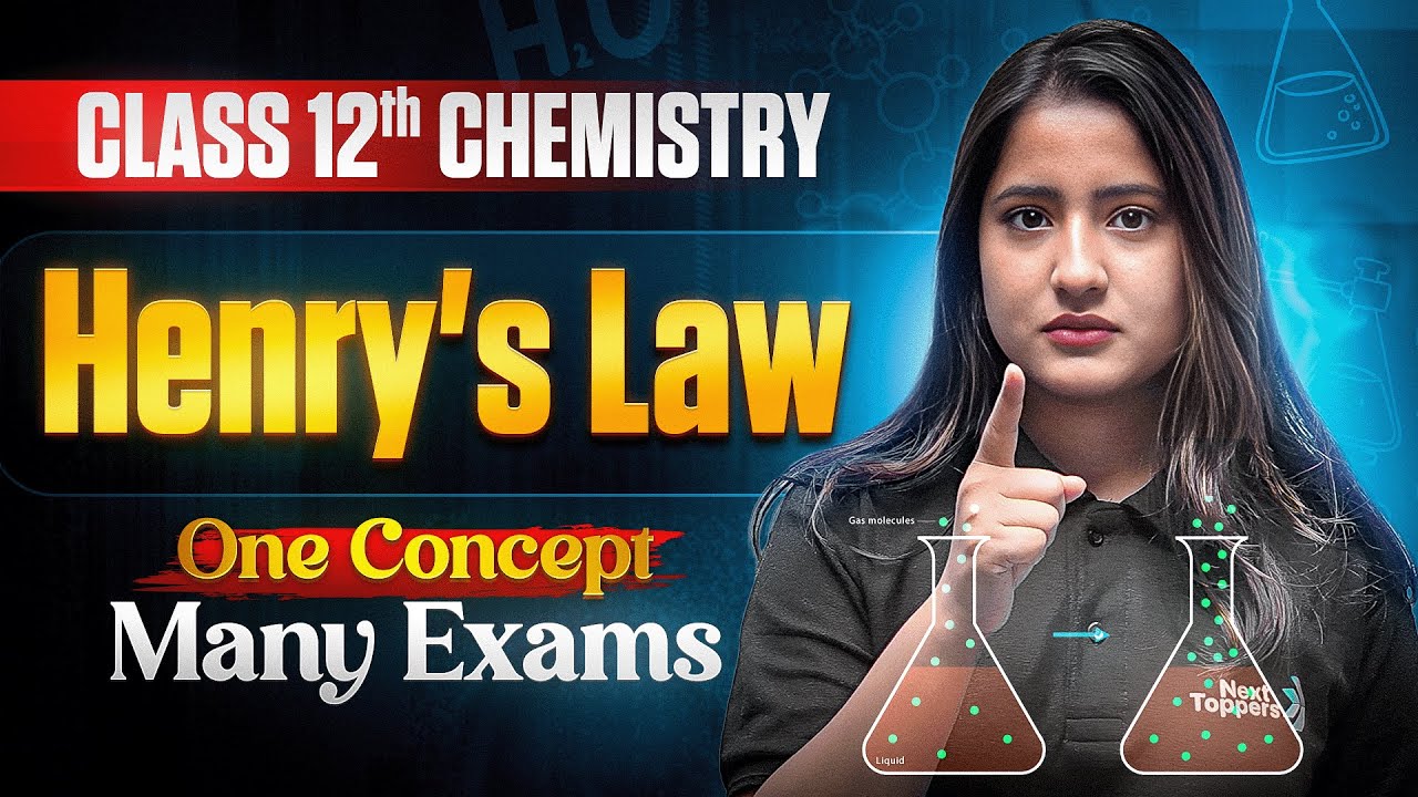 Henry's Law & Application | Solutions Class 12 Chemistry Chapter-2 | CBSE 2025-26 | Tapur Ma'am