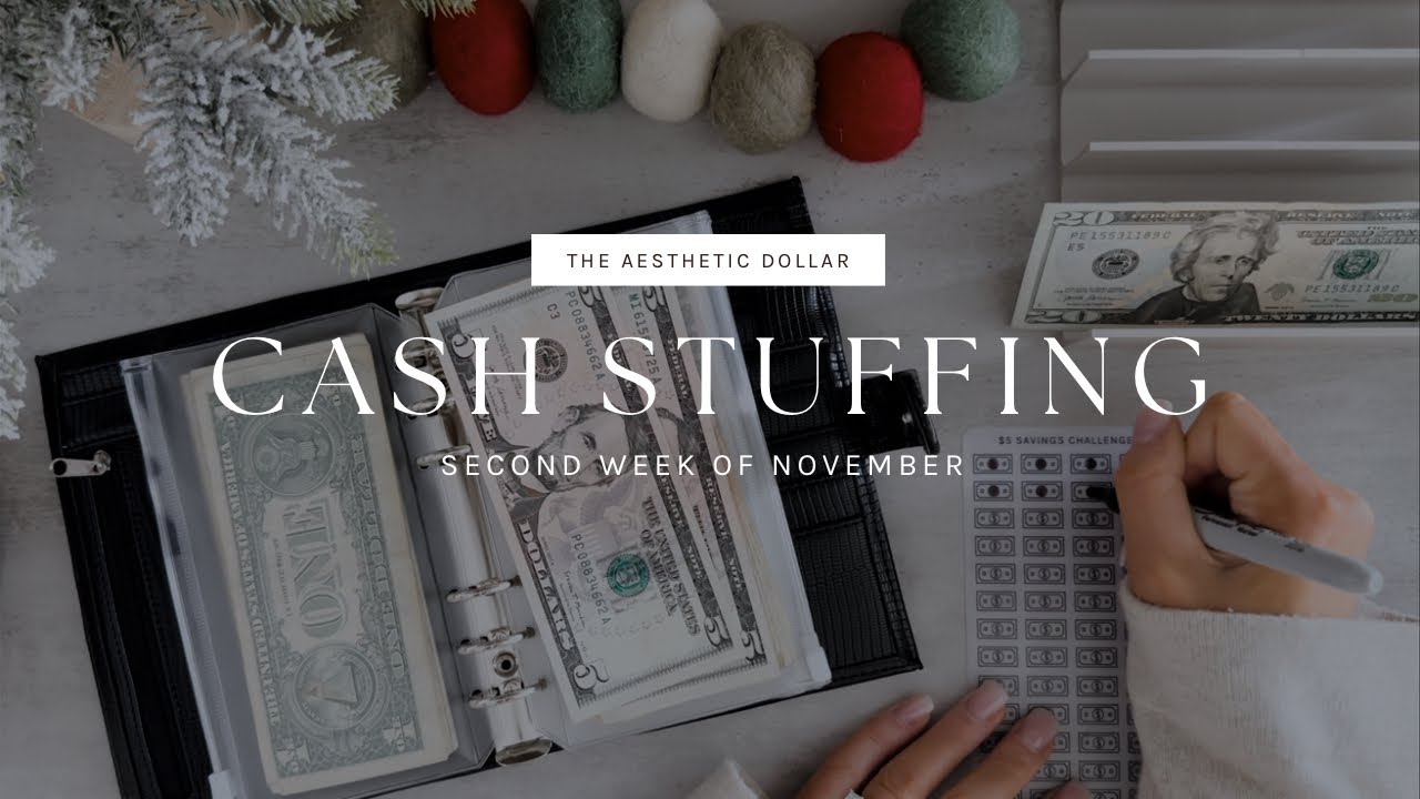Cash Stuffing | $1,060 | November No. 2 | Sinking Funds + Savings Challenges | Dave Ramsey Inspired