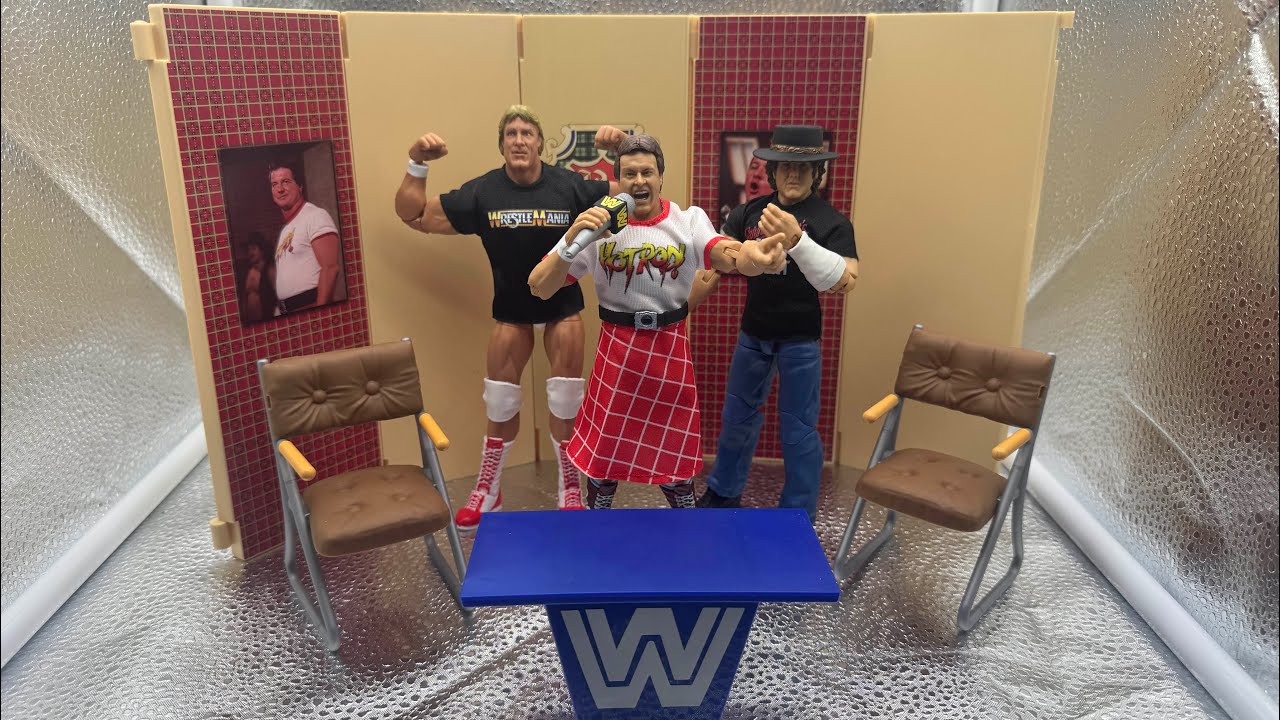 Обзор эксклюзивного набора фигурок WWE Elite Piper’s Pit из трех предметов, продающегося только в...