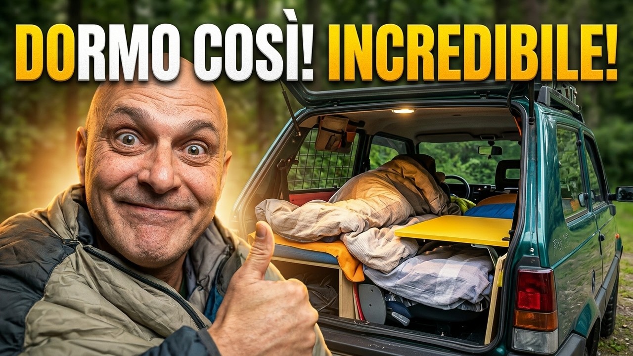 16. COME DORMO IN UNA PANDA || Giro del mondo in Panda 4x4